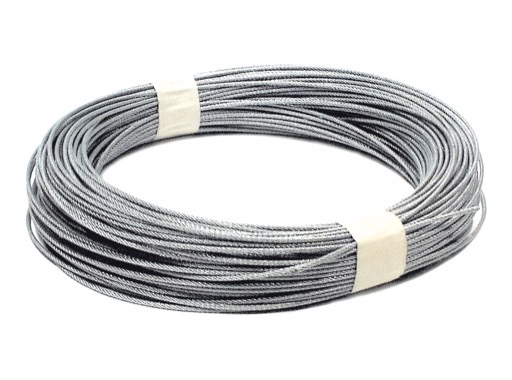 CABLE AVIATION • Ø 1 mm- 7 x 7 - rupture: 66 kg