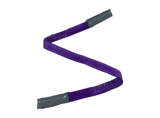 Élingue textile plate • 2 boucles - 1 tonne - 200 cm