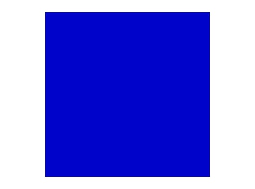 Filtre gélatine LEE FILTERS Zénith blue 195 - feuille 0,53m x 1,22m
