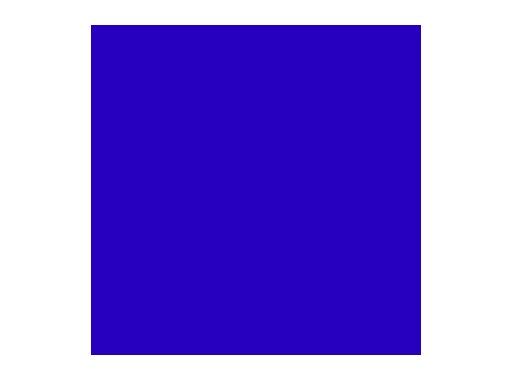 Filtre gélatine LEE FILTERS Mikkel blue 716 - feuille 0,53 x 1,22m