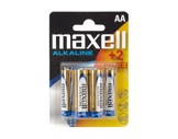 MAXELL • Piles alcalines blister de 4 piles + 2 gratuit AA-piles