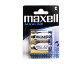 MAXELL • 2 Piles alcalines blister 1,5V Ø26,2 H 50 C-piles