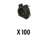 NEUTRIK • Boite de 100 embases XLR4 mâle CI horizontal, série A-neutrik