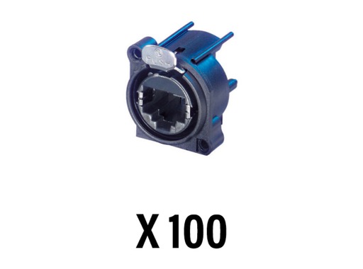 NEUTRIK • Boite de 100 embases etherCON, série A