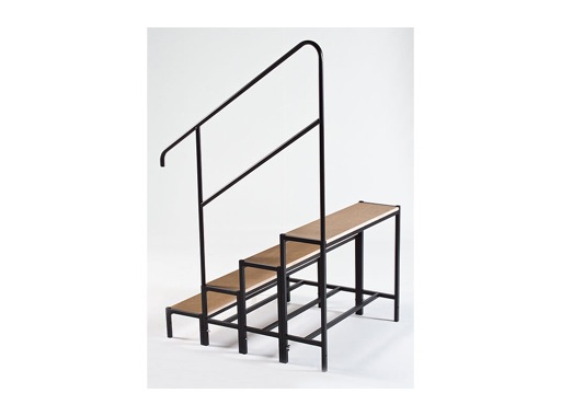 PRATICABLE &bull; Main courante escalier 4 marches - 100cm pour STABILO & MUTANT