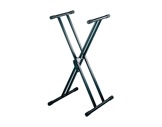 PIED • STAND noir forme X 0,60 à 1,00m charge 40kg-stands-supports