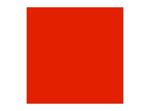 Filtre g&eacute;latine ROSCO SUPERGEL Orange Red - feuille 0,50m x 0,61m