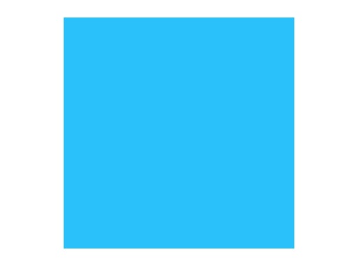 Filtre gélatine ROSCO SUPERGEL Jordan Blue - feuille 0,5 m x 0,61m