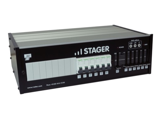 RVE • Gradateur Stager610D 6X10A + DPN par circuit
