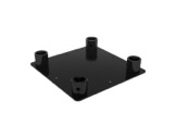 QUICKTRUSS &bull; Quatro M290 Embase sol/mur noire + kit de jonction-quatro
