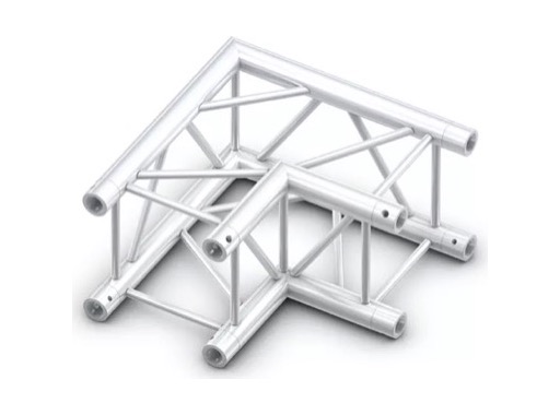 QUICKTRUSS &bull; Quatro M390 Angle 90&deg; s&eacute;rie lourde + kit de jonction