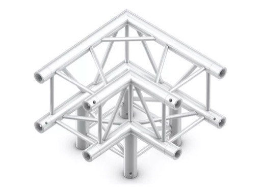 QUICKTRUSS &bull; Quatro M390 Angle 90&deg;s&eacute;rie lourde 3 directions + kit de jonction