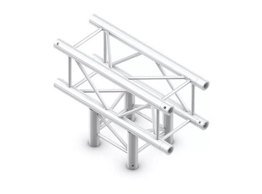 QUICKTRUSS &bull; Quatro M390 T&eacute; 90&deg; s&eacute;rie lourde 3 directions + kit de jonction