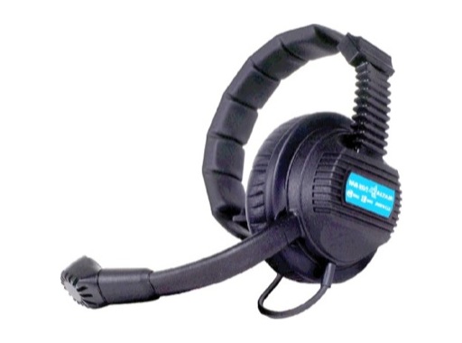 ALTAIR • Casque 1 oreille pour intercom HF + câble mini XLR4