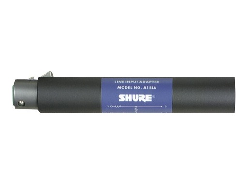 SHURE • Atténuateur 50 dB niveau ligne symétrique vers entrée micro symétrique