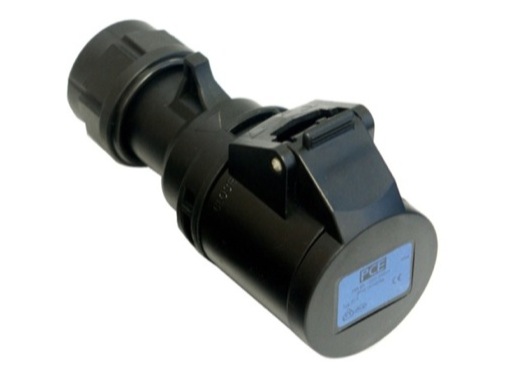 PCE • Prolongateur femelle noire CEE17 240V 32A IP 44