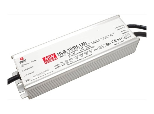 Alimentation &bull; LED 185 W 12V 13A, IP65