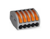 WAGO • Paquet de 40 bornes de connexion sans outils 5 X 0,08 à 4mm2 souple-barettes-de-connexion-wago