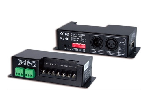 ESL • Driver CC 700mA boitier métal DMX 4 circuits