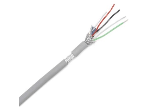C&acirc;ble DMX 512 double &bull; PVC gris &Oslash; 6,5mm 0,34mm2 au m&egrave;tre