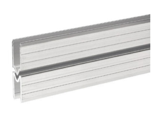 Profilé aluminium en F 9.1 mm au mètre