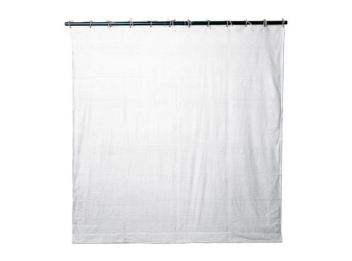Pendrillon blanc plomb&eacute; L 3m H 3,5m 320g/m2 - TAPS Molleton Crios class&eacute; M1