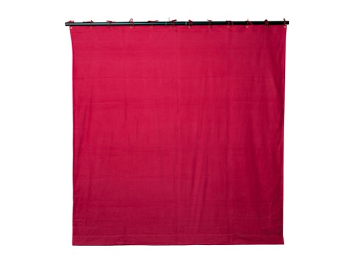 Pendrillon bordeaux plomb&eacute; L 3m H 5m 320g/m2 - TAPS Molleton Crios class&eacute; M1