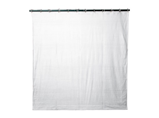 Pendrillon blanc plomb&eacute; L 3m H 5,5m 320g/m2 - TAPS Molleton Crios class&eacute; M1