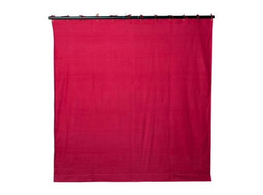 Pendrillon bordeaux plomb&eacute; L 3m H 6,5m 320g/m2 - TAPS Molleton Crios class&eacute; M1