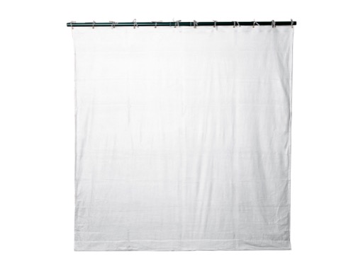 Pendrillon blanc plomb&eacute; L 3m H 7m 320g/m2 - TAPS Molleton Crios class&eacute; M1