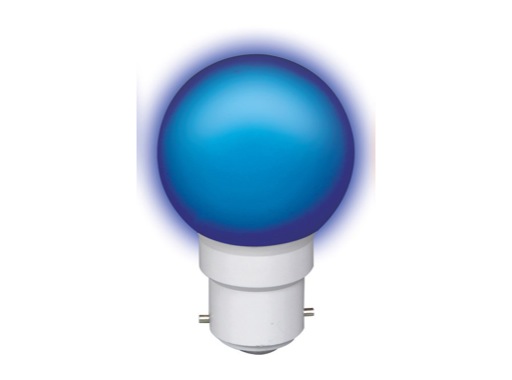 Lampe LED sphérique guirlande bleu 1W 230V B22d IP20