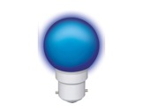 Lampe LED sphérique guirlande bleu 1W 230V B22d IP20-lampes-led