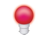 Lampe LED sphérique guirlande rouge 1W 230V B22d IP20-lampes-led