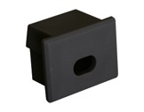 Embout passage de câble noir pour profilé gamme PDS4 - KLUS-accessoires-de-profiles-led-strip