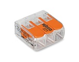 WAGO • Paquet de 50 bornes de connexion sans outils 3 X 0,08 à 4mm2 souple