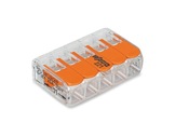 WAGO • Paquet de 25 bornes de connexion sans outils 5 X 0,08 à 4mm2 souple-barettes-de-connexion-wago