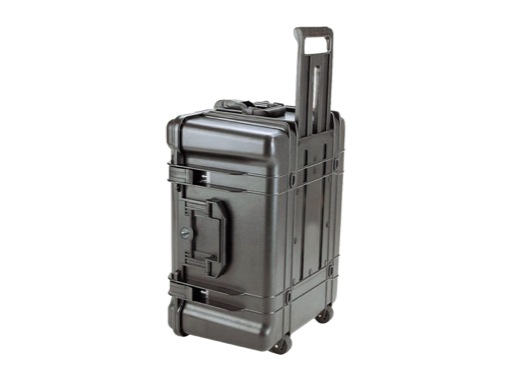 OC &bull; Valise &eacute;tanche 585 x 415 x 295 mm int mousse, roues + trolley 74L
