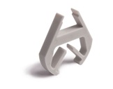 Clip insert de fixation diam. 42 mm pour profil&eacute; gamme POR - KLUS-accessoires-de-profiles-led-strip