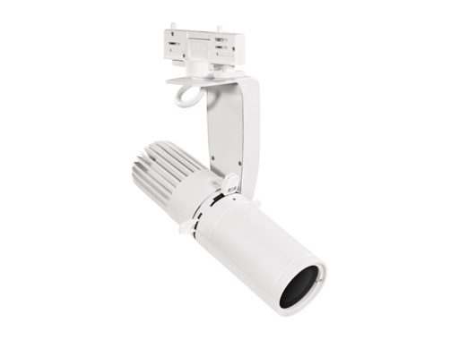 Corps de d&eacute;coupe blanc MINIECLIPSE DMX HF 28W 3 000 K, rail 3 all &bull; PROLIGHTS