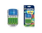 VARTA • Chargeur de piles LCD + 4 Accus AA 2600mA-piles