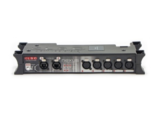 LSC • Convertisseur NEXUS Ethernet/DMX RDM 5 ports 2*RJ45 / 5*XLR 5 pour structu