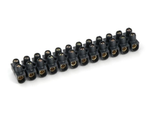 LEGRAND • Barette x12 dominos noir 4mm2