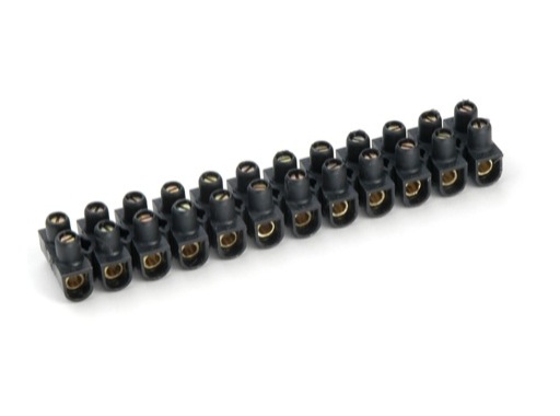 LEGRAND &bull; Paquet de 10 barettes x12 dominos noir 2,5mm2