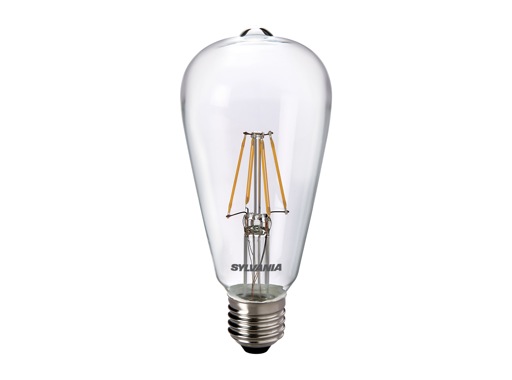 Lampe LED RETRO ST64 claire 4W 230V E27 2700K 470lm 15000H • SYLVANIA