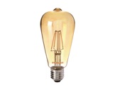 Lampe LED RETRO ST64 ambrée 4W 230V E27 2400K 400lm 15000H • SYLVANIA-lampes-led