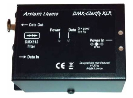 Buffer et nettoyeur de ligne DMX • DMX-CLARIFY ARTISTIC LICENCE