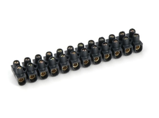 LEGRAND • Barette x12 dominos noir 25mm2