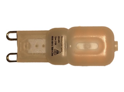 SEGULA • 3 x LEDs capsule dépolie 2,5W 230V G9 2700K 180lm IRC=80 15000H