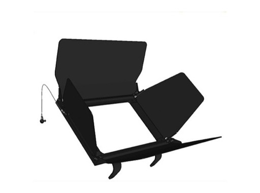 Volets 4 faces noirs pour projecteurs MINI BRICK ou BRICK 12 - DTS