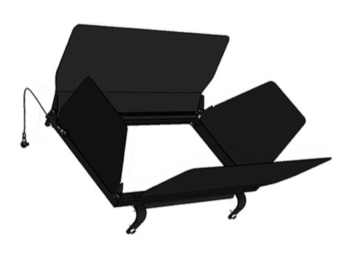 Volets 4 faces noirs pour projecteurs BRICK ou BRICK 24 - DTS